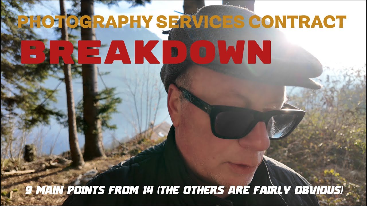 Photography Services Contract BREAKDOWN
