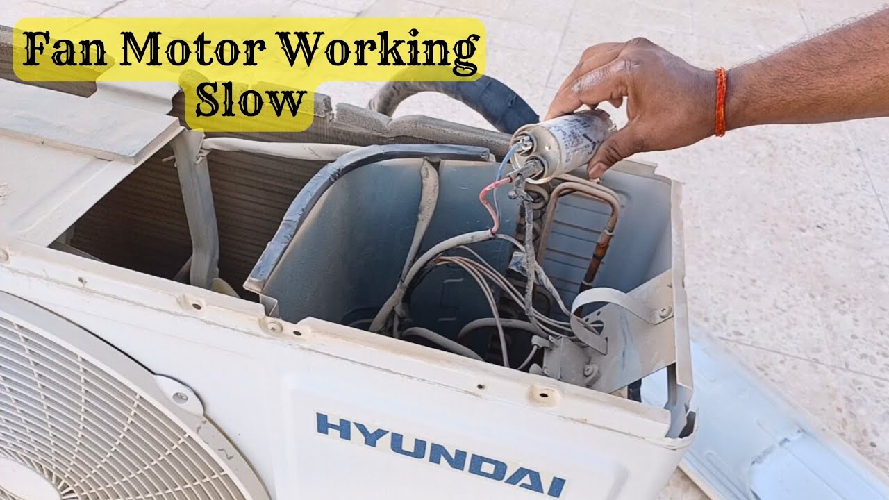 Ac Compressor Working But Fan Motor Not Working || How To Fix Split Ac Outdoor Not Working Properly