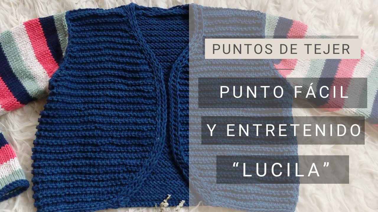 Cómo tejer punto Lucila, punto diferente 💡 Consejos para Tejer Bien