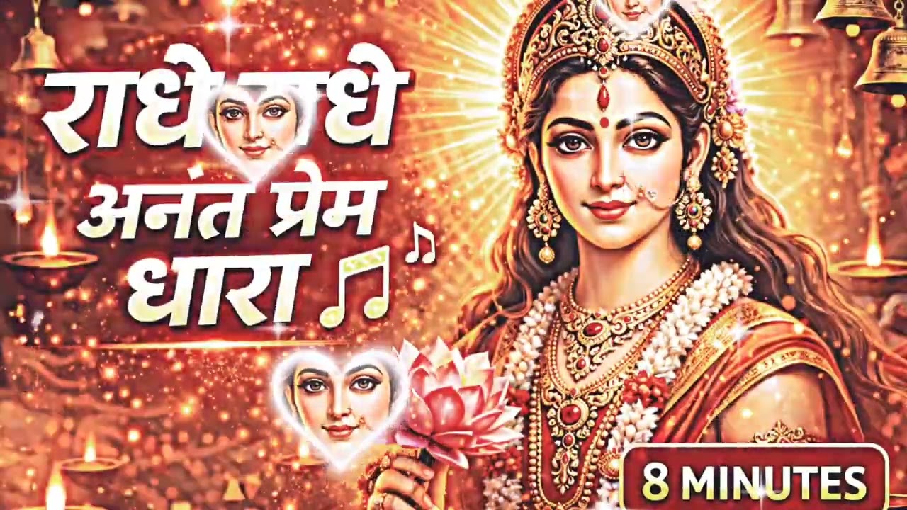 राधे राधे अनंत प्रेम धारा” आपके मन को शांति, सुकून और सकारात्मक ऊर्जा से भर देगा।