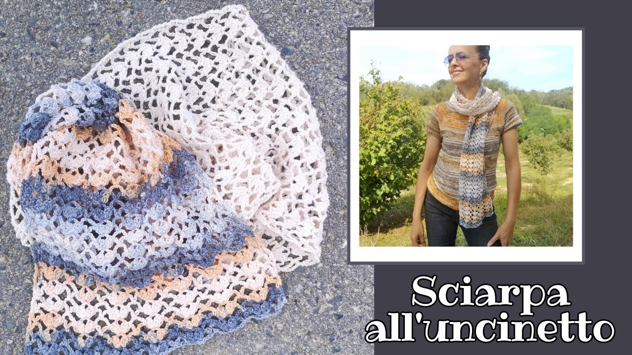 Tutorial Sciarpa di Cotone all'Uncinetto: Crea un Accessorio Elegante e Unico!