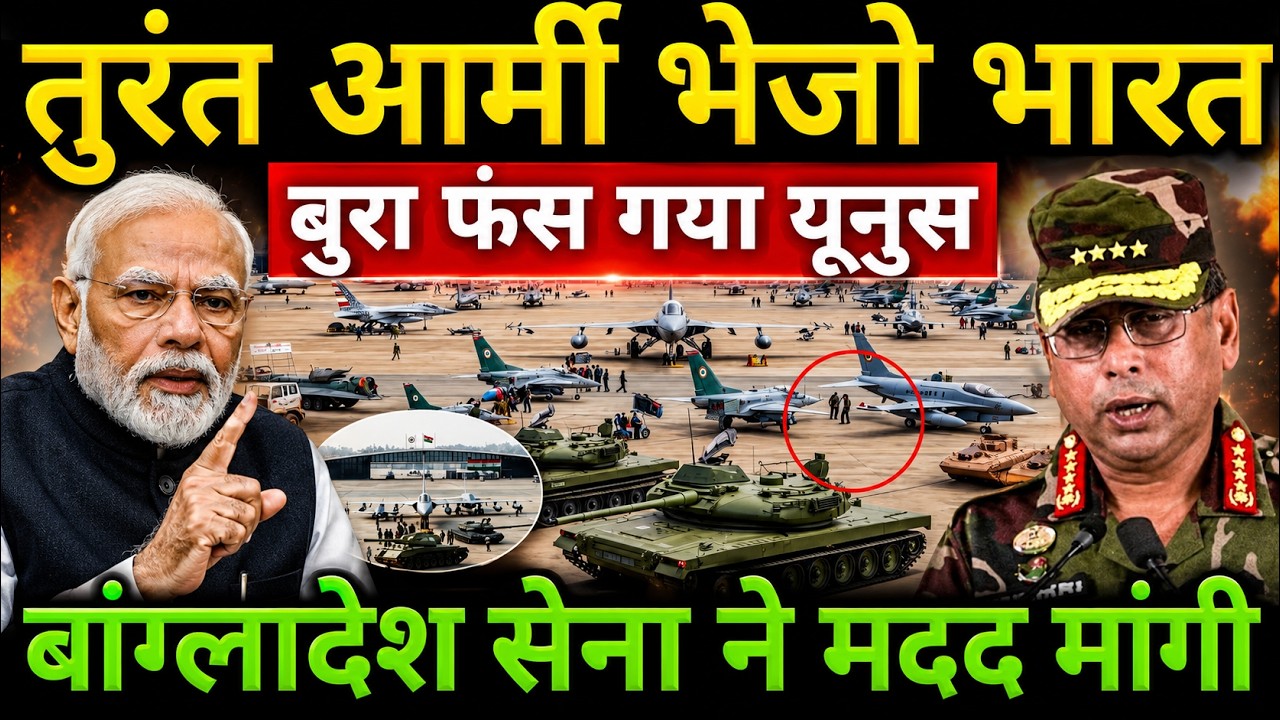 Bangladesh Army Chief India Contact | Yunus Accused India |India help| Ankit Awasthi PM Modi
