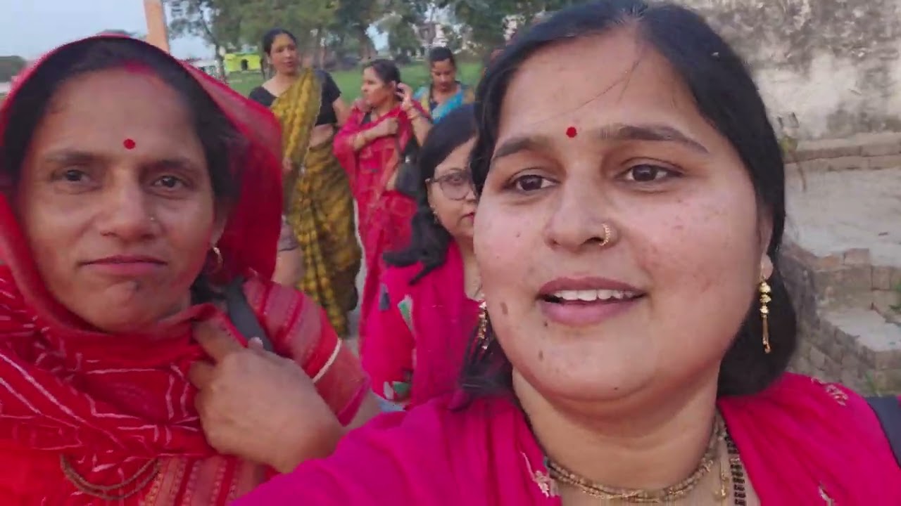 देखिये आज हम किस गाँव में गए है। aaj hum aaye nayi jagaj bhajan  karne। vlog। video#youtube 