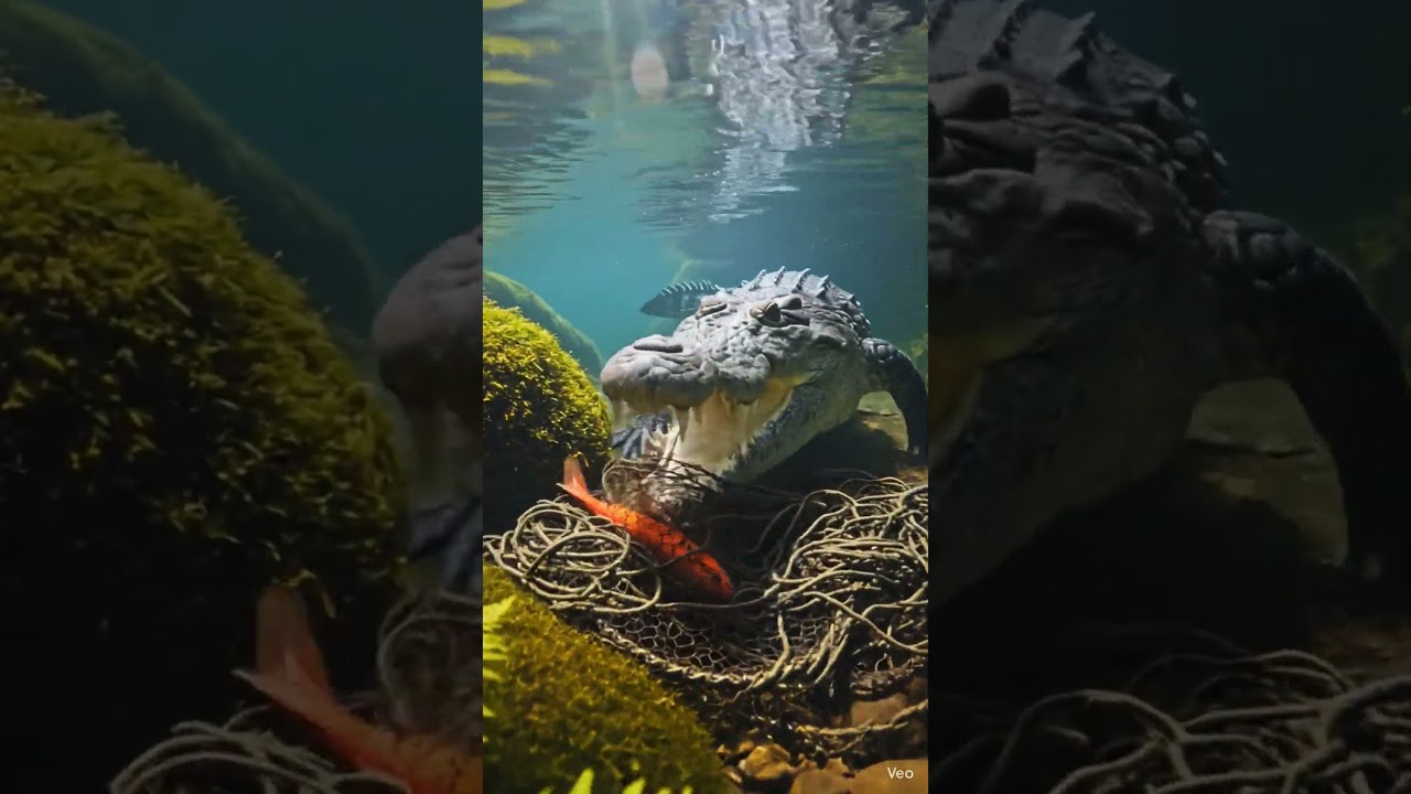 Fish 🐟🐠 or crocodile🐊 ki kahani     !!