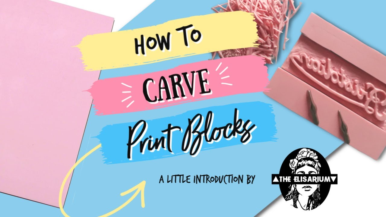 How to carve Printing Blocks - tip & tricks for beginner