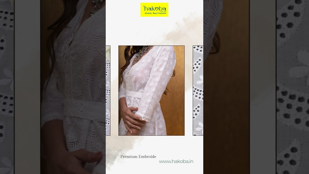 Chandani Embroidered Fabric by Hakoba | Hakoba Fabrics