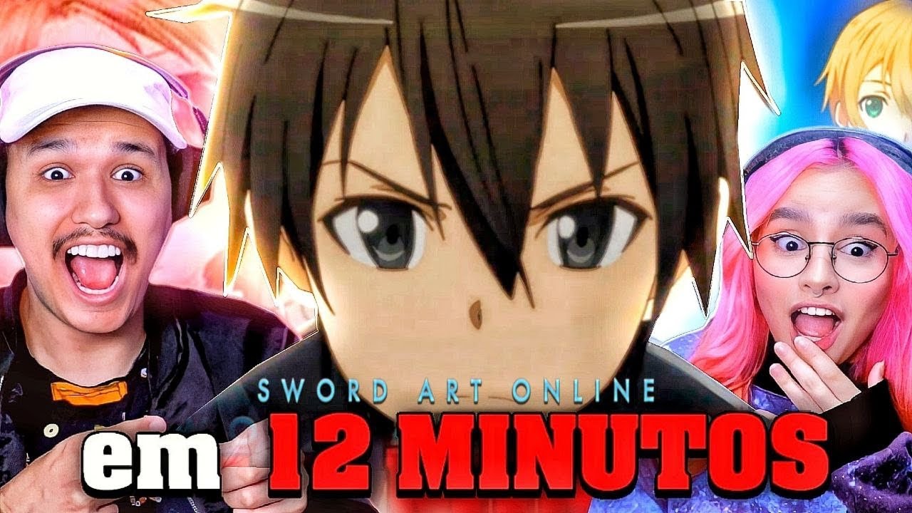 REACT Sword art Online em 12 MINUTOS | TsukiUraya