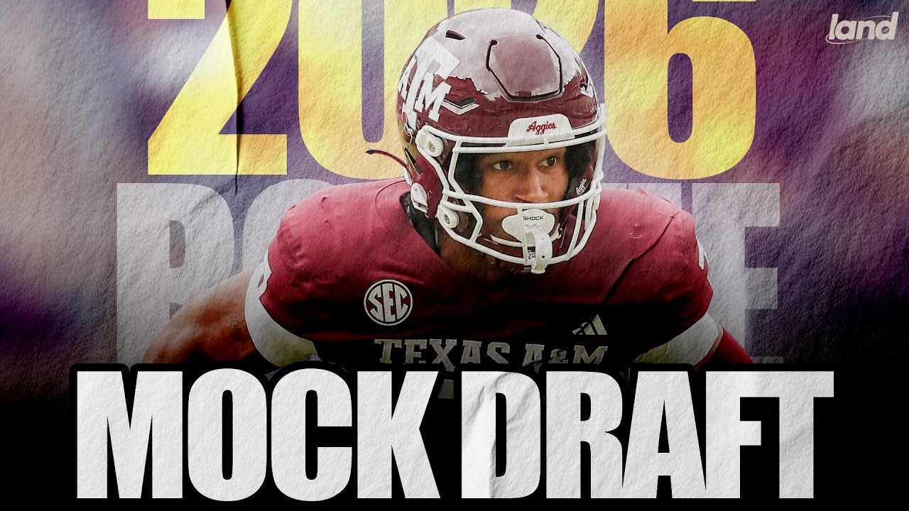 A 2026 Rookie Mock Draft (with Landing Spots)