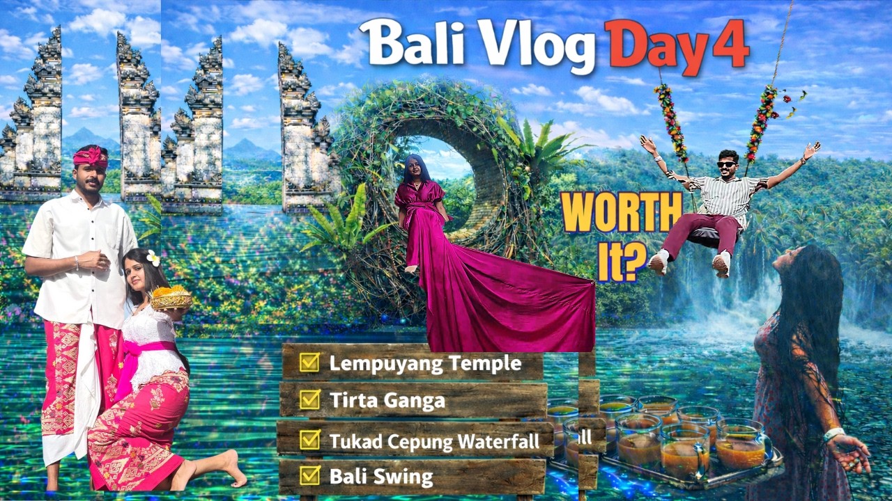 Bali Worth it???| Lempuyang Temple, Tirta Ganga, Tukad Cepung & Bali Swing