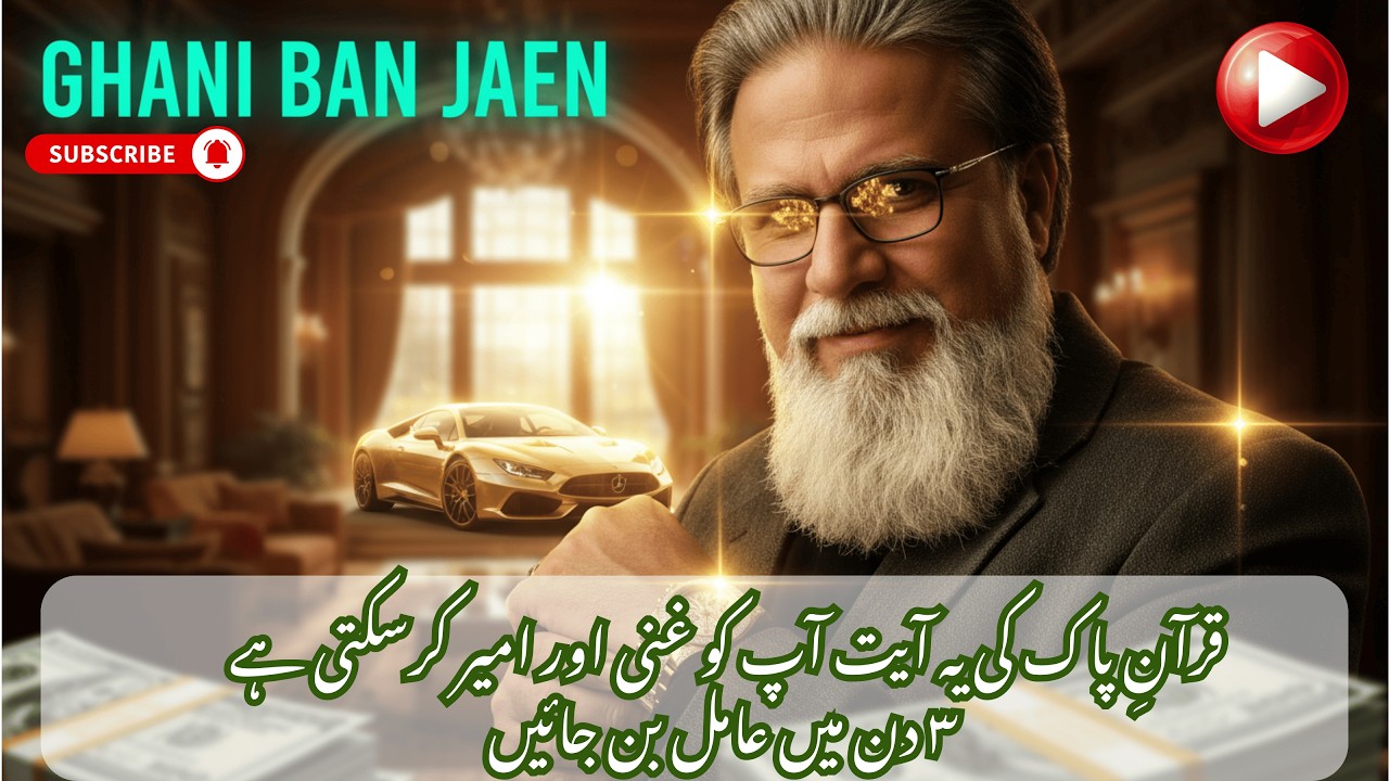 Quran Ki Ye Eik Ayat Aap Ko Ghani Aur Ameer Ker Sakti Hai 3 Din Main Is K Aamil Ban Jaen