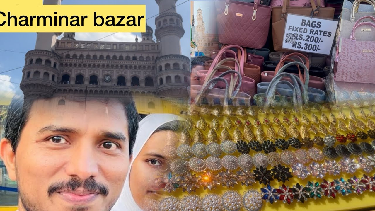 Charminar 😍😍 | Laad Bazar | Shopping Vlog | Hyderabad | charminar shopping #video #food