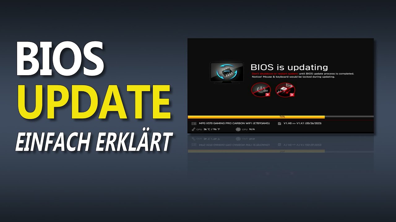 So einfach geht ein BIOS-Update! - Schritt für Schritt Anleitung!