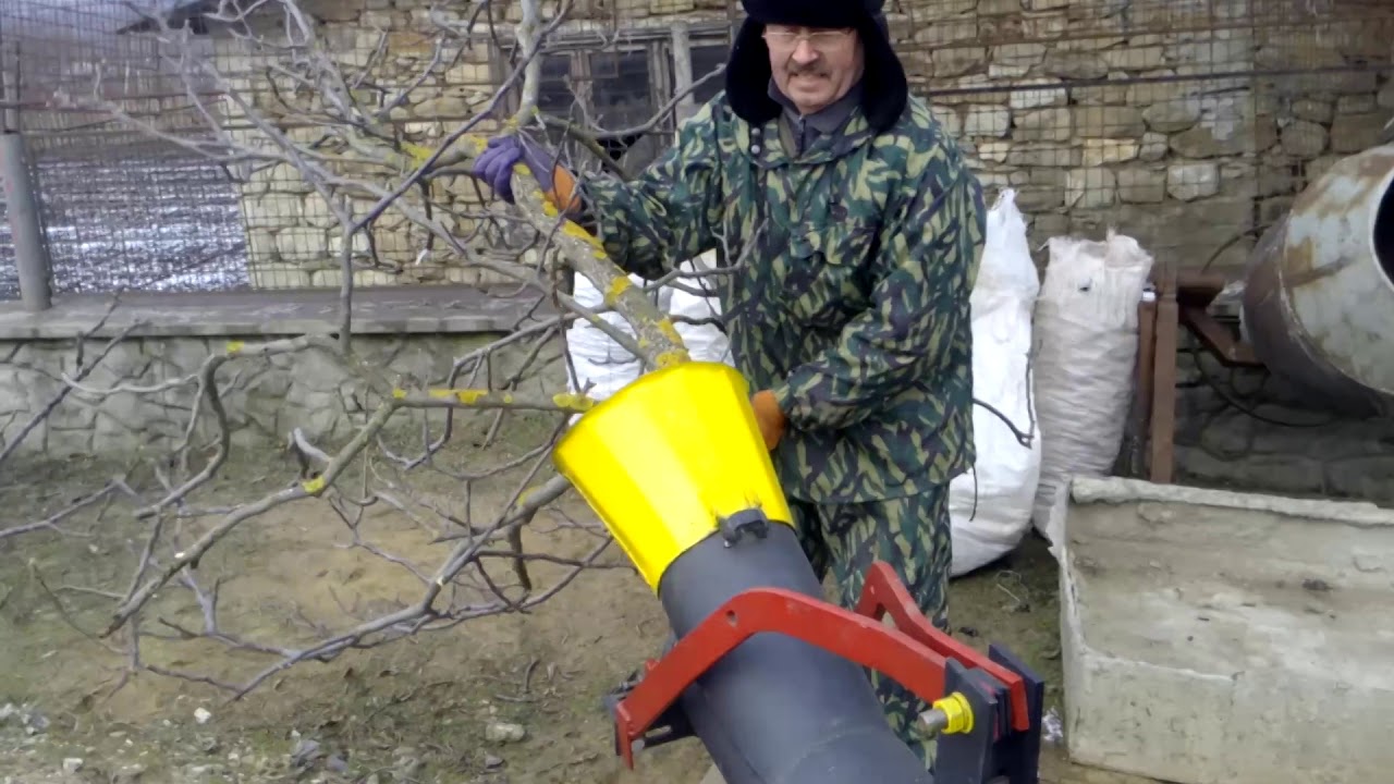 Измельчитель веток для трактора