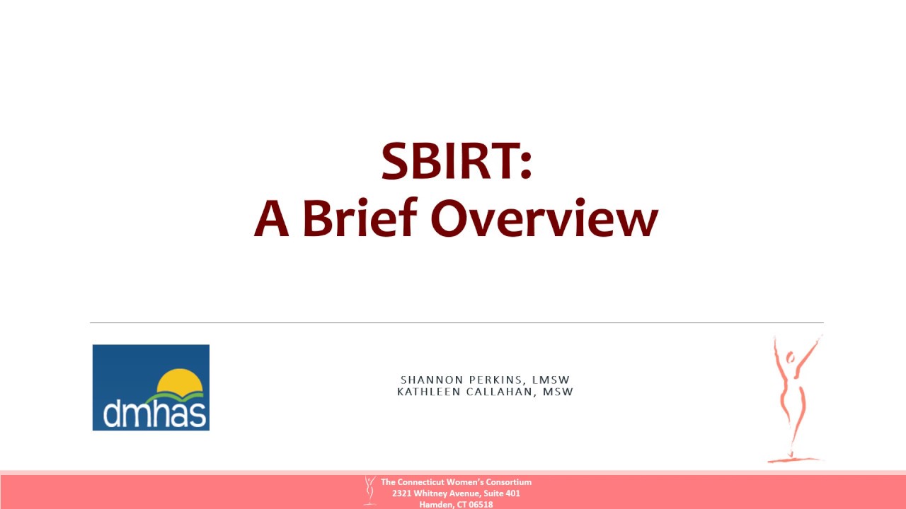 DMHAS and CWC SBIRT webinar