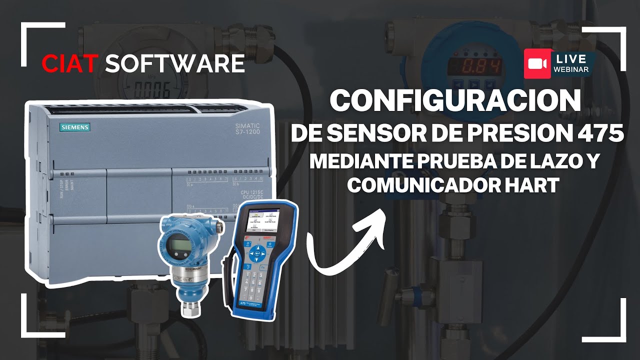 🚨📣⚙ CONFIGURACIÓN DE SENSOR DE PRESIÓN MEDIANTE PRUEBA DE LAZO Y COMUNICADOR HART 475 🚨📣