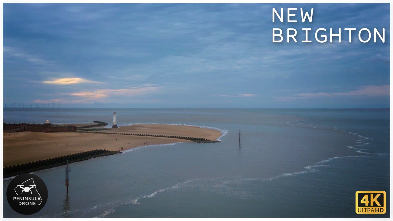 New Brighton, Wirral, UK | 4K | DJI Drone