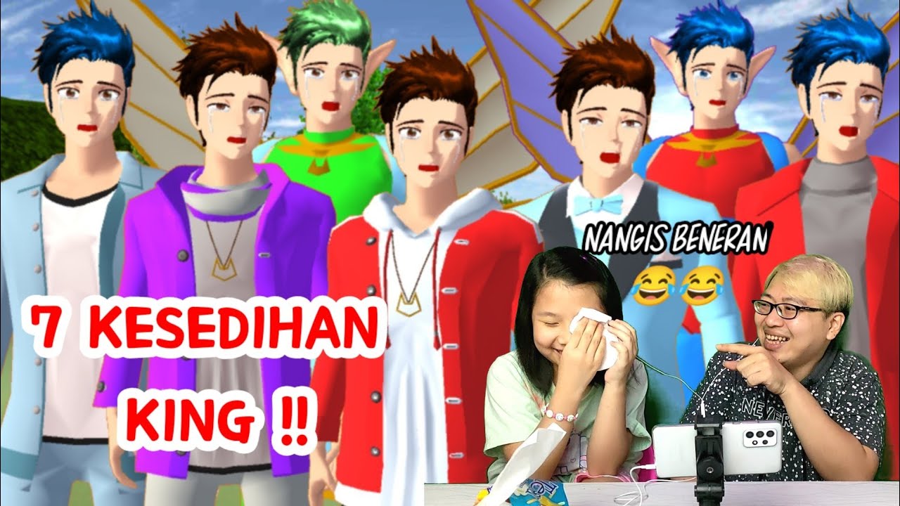 7 KESEDIHAN KING !!  | DRAMA SAKURA SCHOOL SIMULATOR | RESCA NANGIS BENERAN 😂