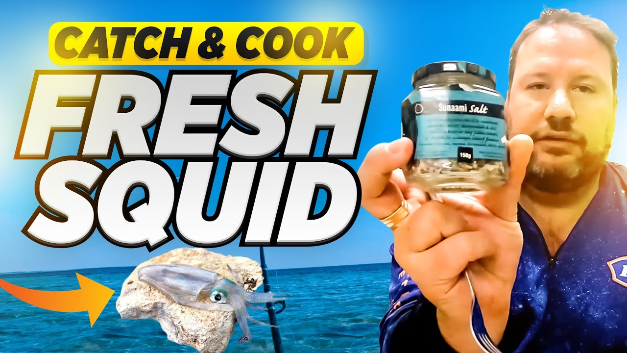 Fresh Squid CATCH and COOK on Kangaroo Island – Southern Calamari!