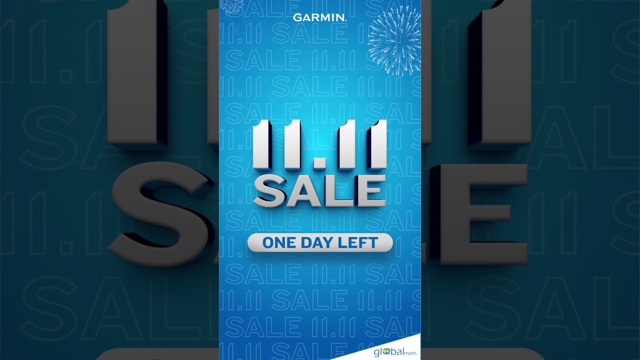 Only 1 day left to grab amazing deals in the Garmin Pakistan 11.11 sale!! 