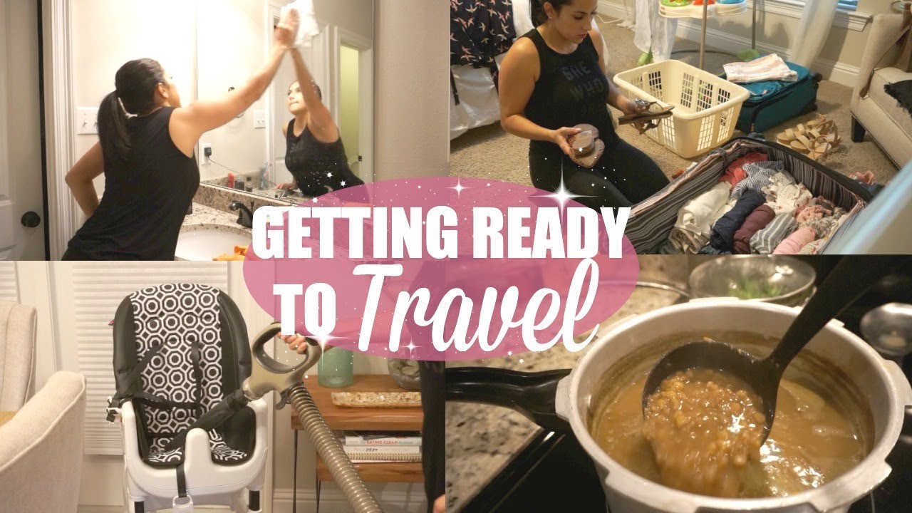 CLEAN, COOK & PACK WITH ME // GETTING READY TO TRAVEL // LENTIL SOUP RECIPE