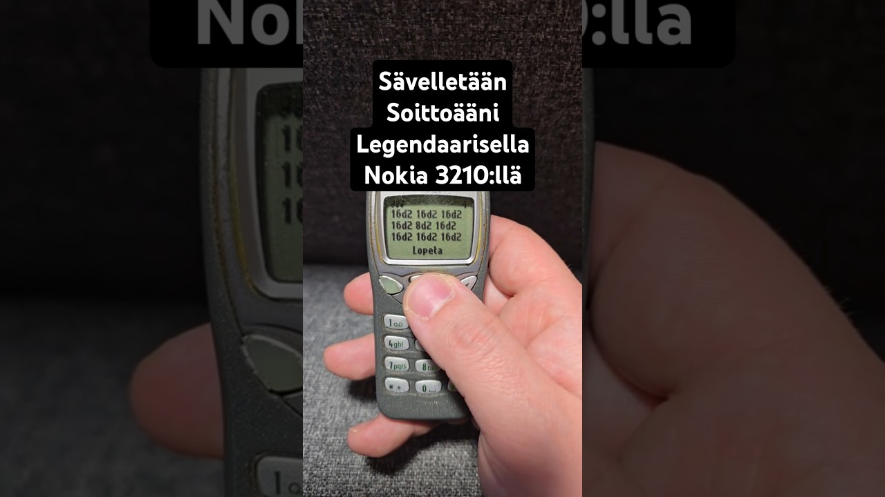 Soitto&auml;&auml;nen s&auml;vellys Nokia 3210