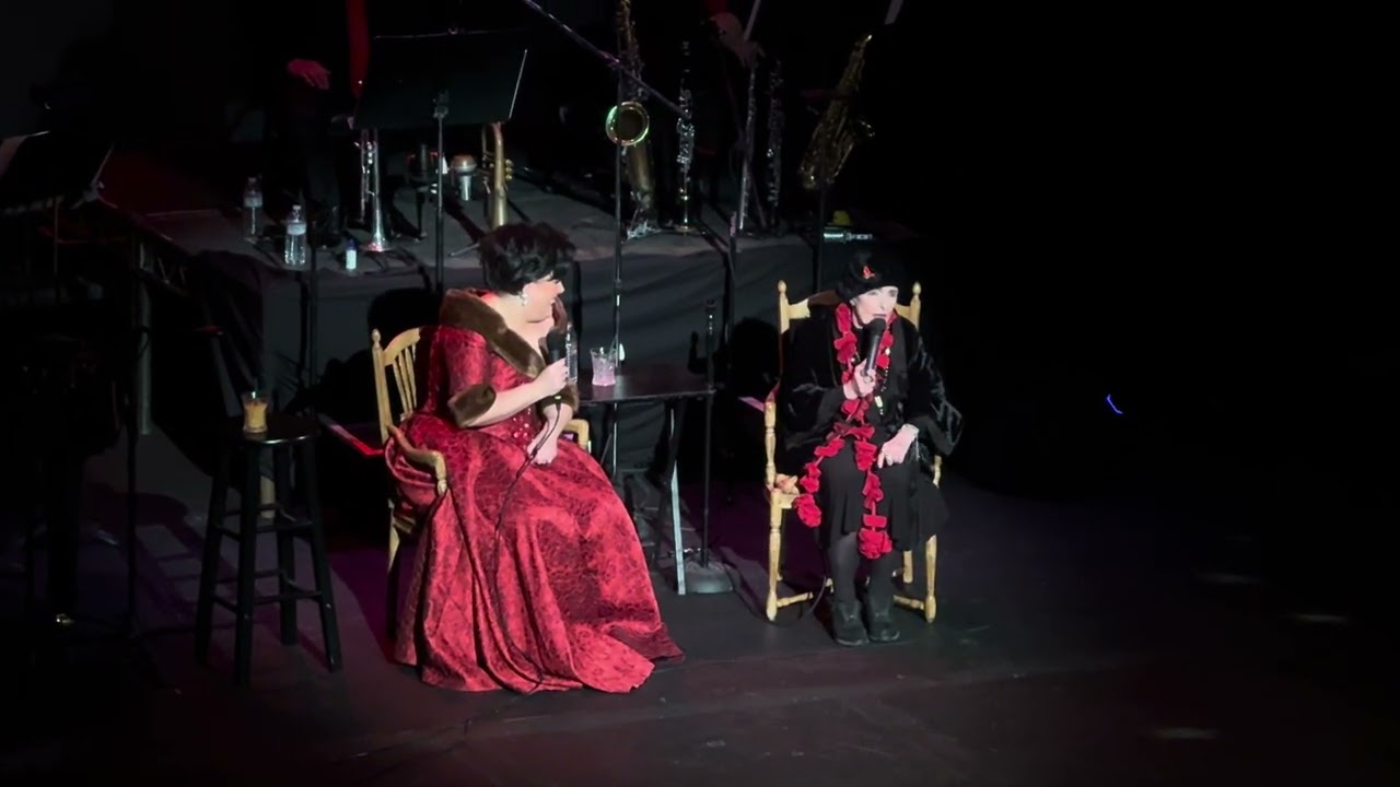 Debbie Wileman with Margaret O’Brien onstage