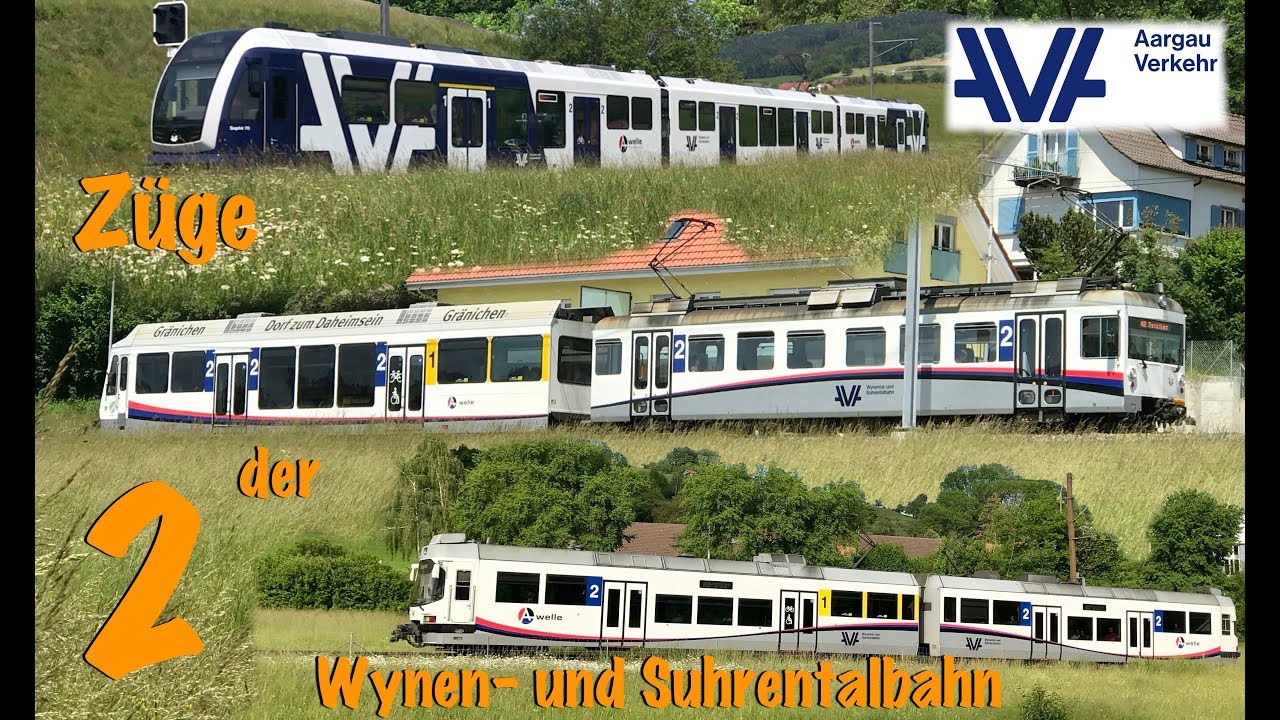 Trains of the Wynental & Suhrental Railway, Switzerland / Züge der Wynental- und Suhrentalbahn (2/3)