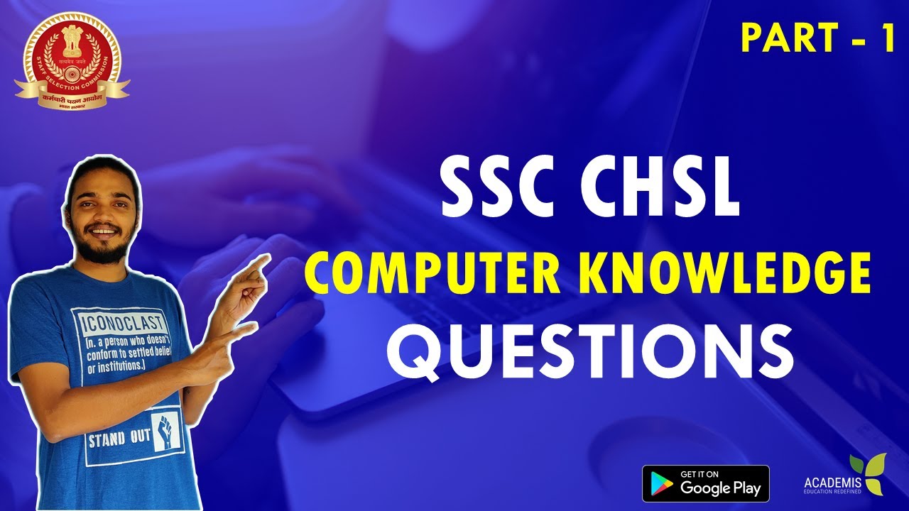 SSC CHSL 2021 Previous Questions - Computer Knowledge