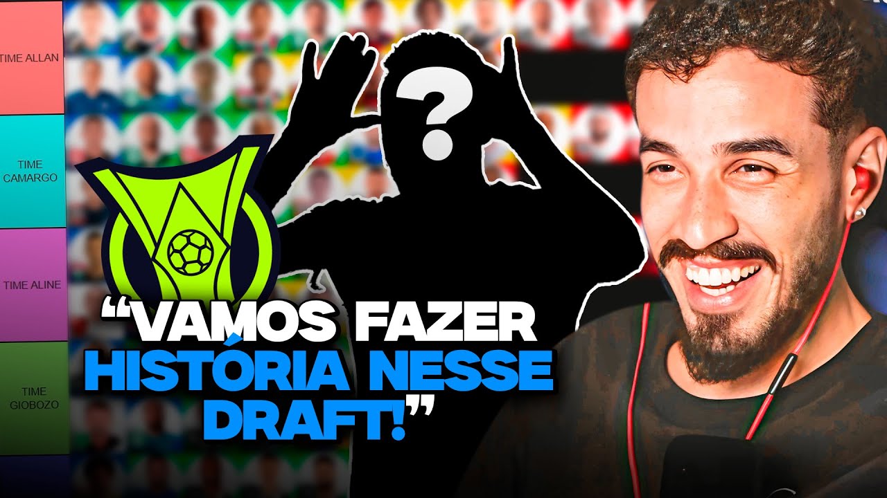 O DRAFT DEFINITIVO DO BRASILEIRÃO 2025 + JANELA DE TROCAS! QUEM FEZ O MELHOR ELENCO?
