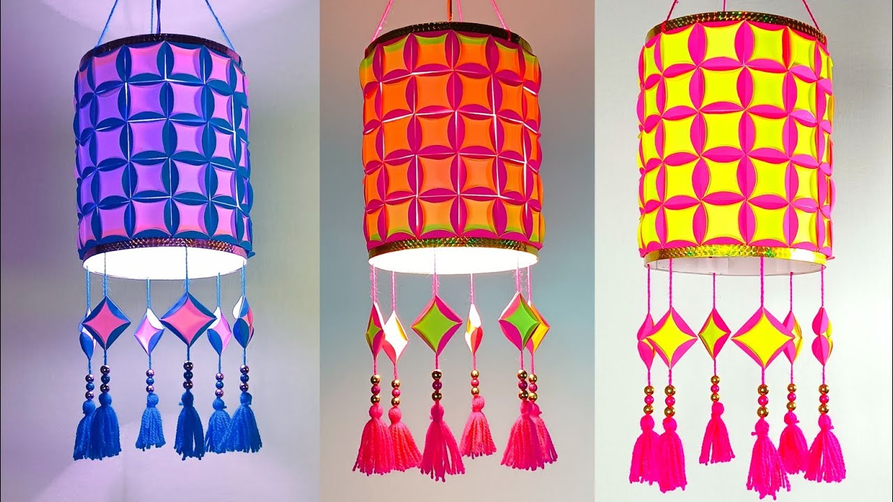 Unique DIY Akash Kandil Making at Home / How To Make Akash Kandil / Handmade Diwali Lantern 2025 