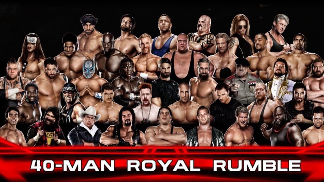 I PUT THE 40 LOWEST OVERALL WRESTLERS IN A ROYAL RUMBLE MATCH ON WWE 2K14