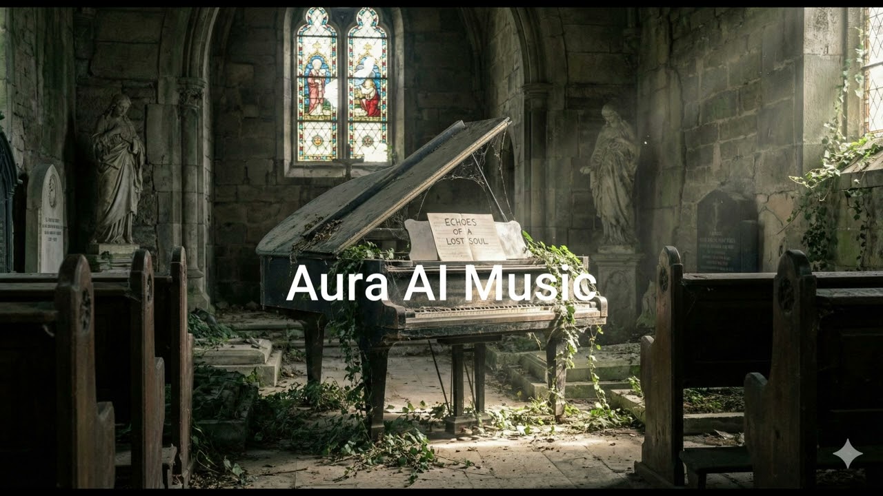 Forgotten Sanctuary | AI Piano Music for When You Need to Disappear