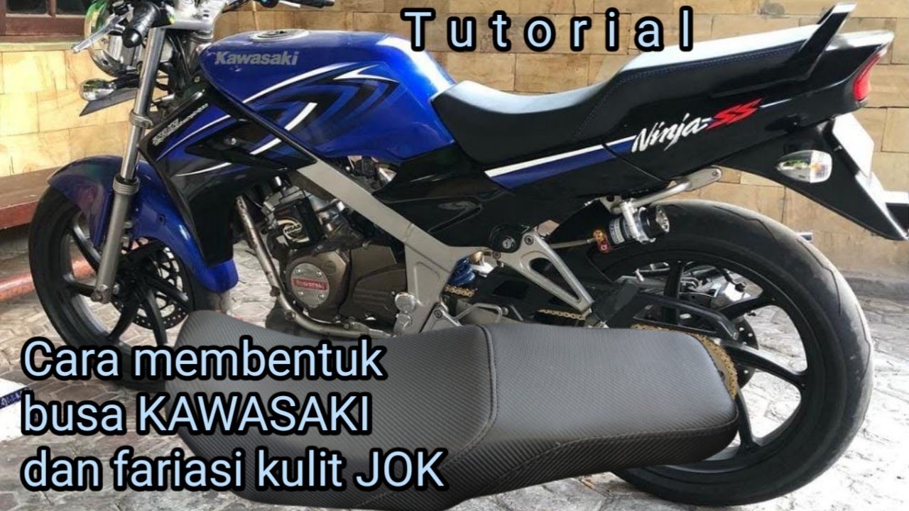 cara bentuk busa Kawasaki ninja dan ganti kulit Fariasi/@servis jok tenggarong
