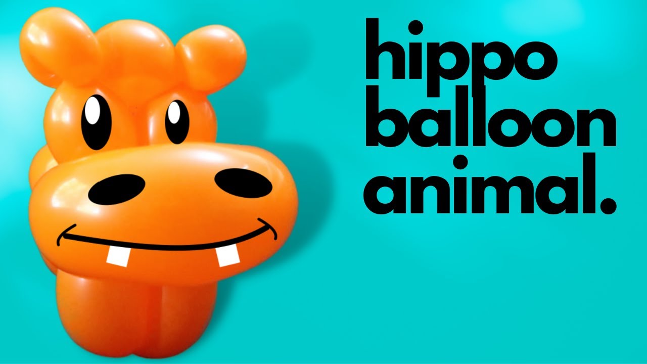 Бегемот из воздушных шаров — сделайте бегемота из воздушных шаров #balloonanimal #hippopotamusbal...
