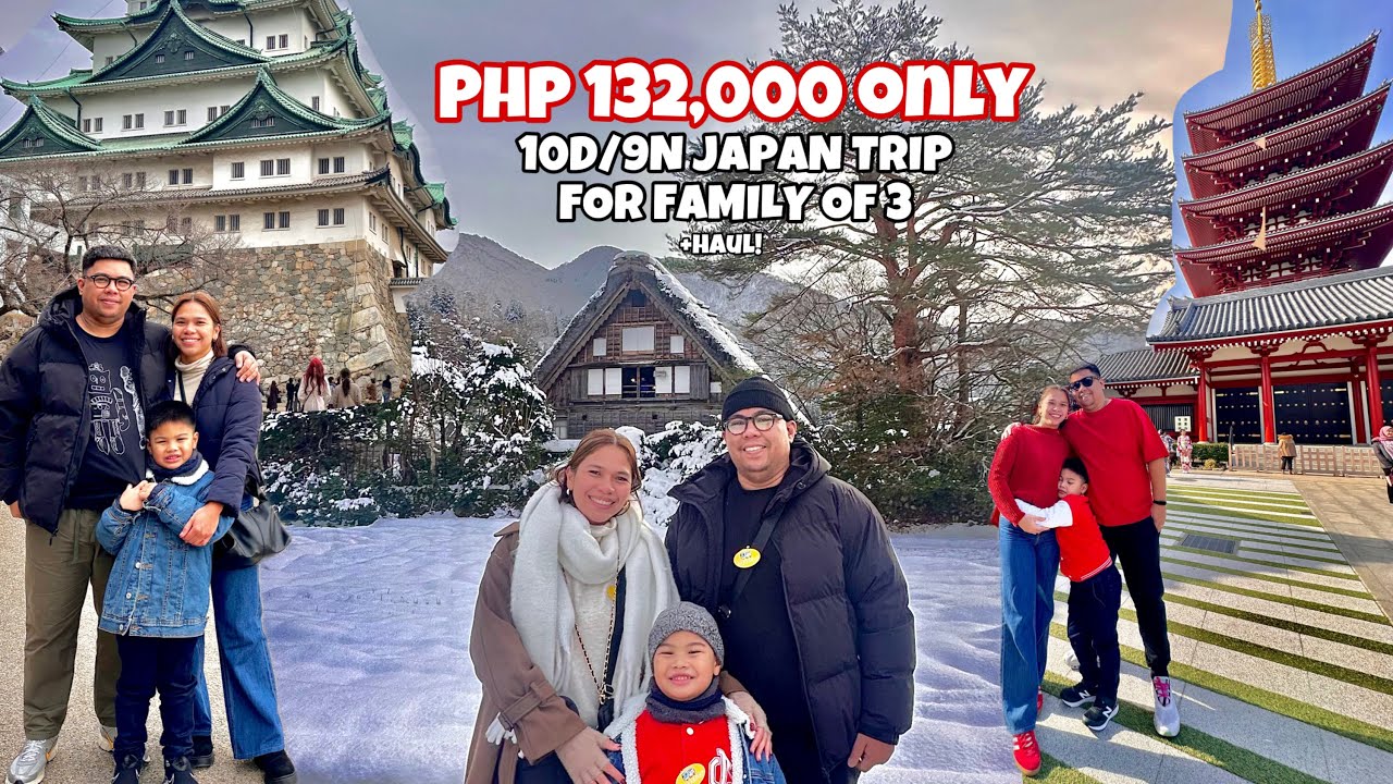 JAPAN VLOG: HUGE SKINCARE, FOOD and SHOPPING HAUL | BUDGET FOR NAGOYA and TOKYO for FAMILY OF 3