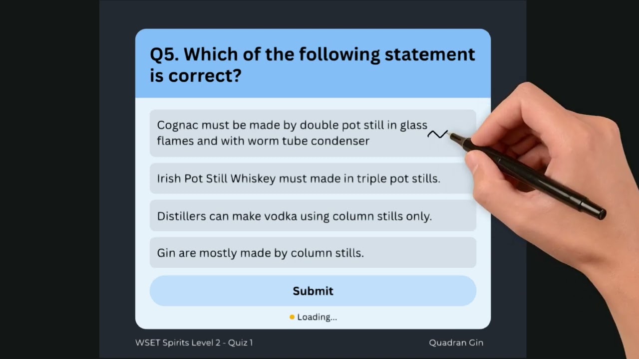 WSET Spirits Level 2 quiz 1