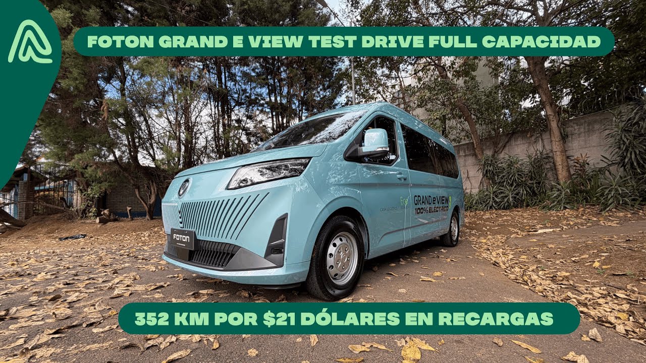 Foton Grand E View | Viaje de 350 km ¿Es posible viajar largas distancias en una van Eléctrica?
