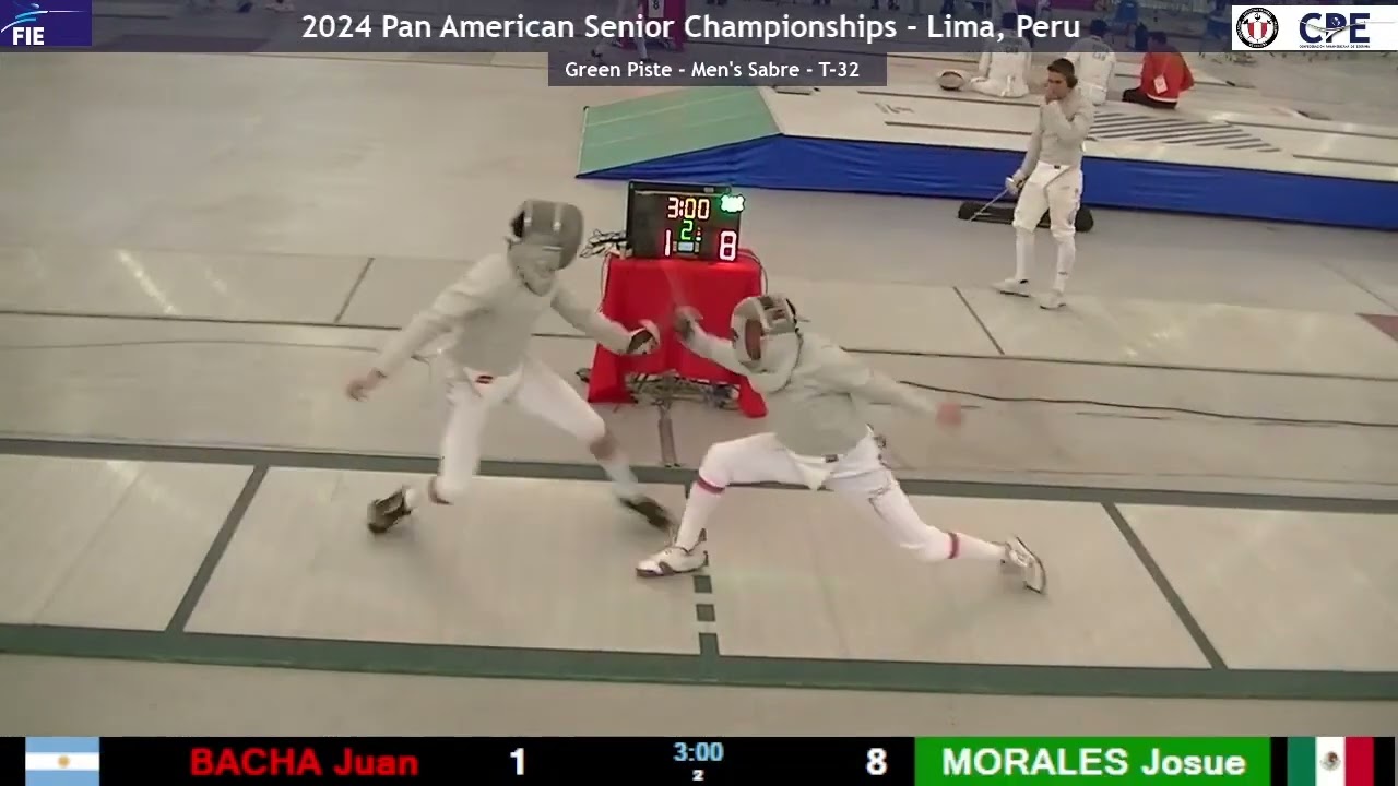 Panam Champs 2024 SMS - L32 - Juan Bacha ARG v Josue Morales MEX
