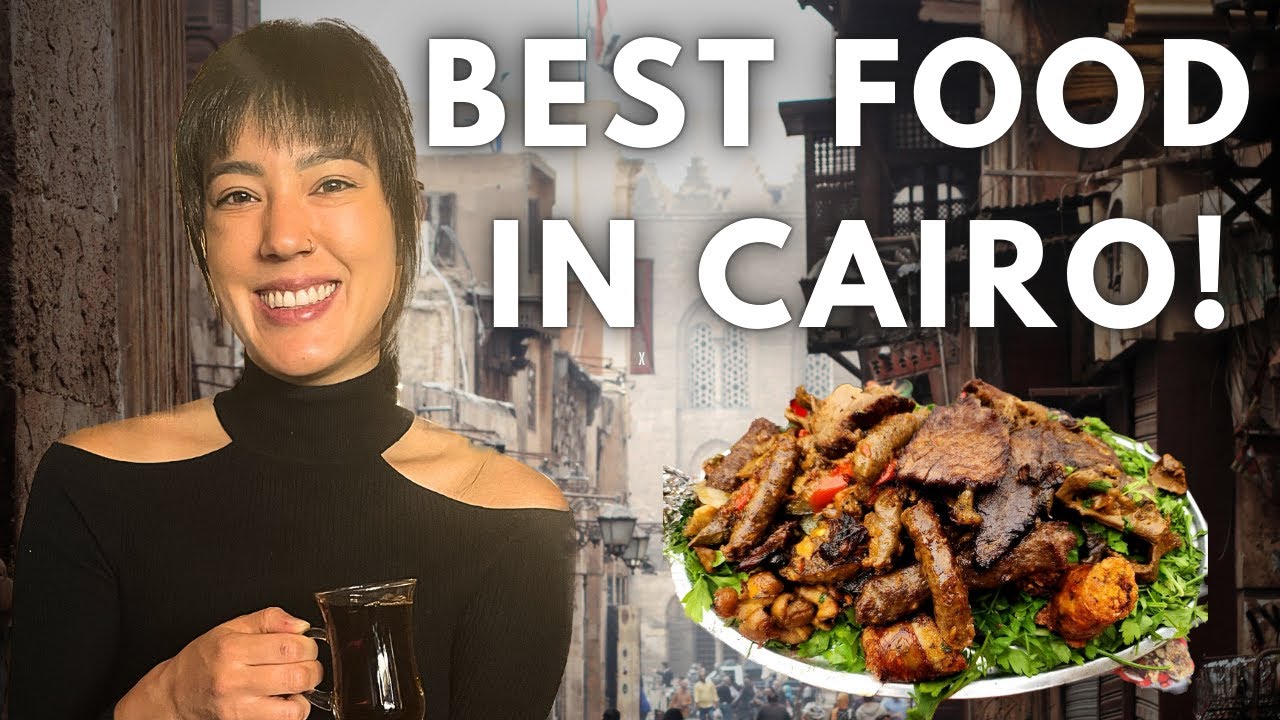 24-Hour FOOD TOUR in CAIRO, EGYPT