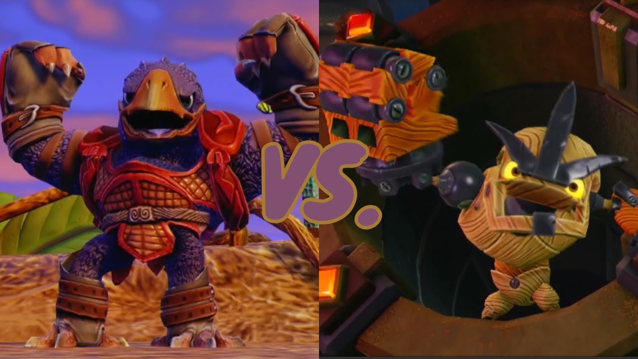 Cuckoo Clocker VS. Fisticufs | Skylanders Trap Team
