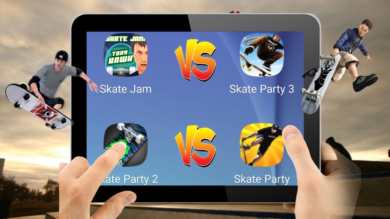 Skate Jam VS Skate Party VS Skate Party 2 VS Skate Party 3