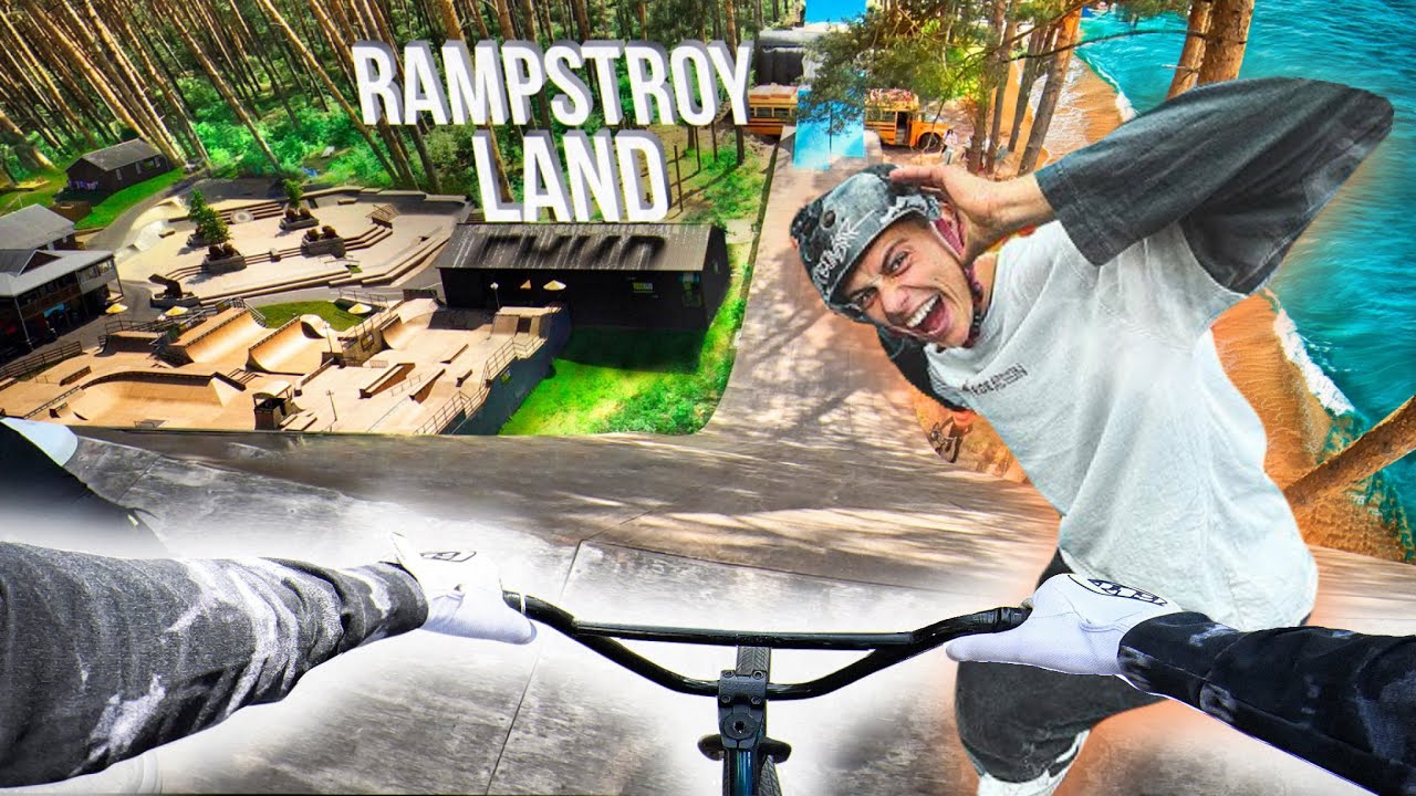 От первого лица на BMX на огромных трамплинах! NITRO JAM от Димы Гордея в RAMPSTROYLAND!