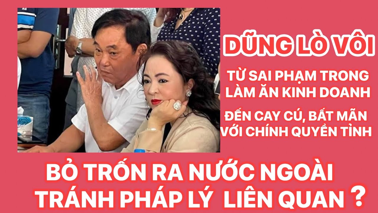 DŨNG LÒ VÔI: VÌ SAO BỎ XỨ RA ĐI?