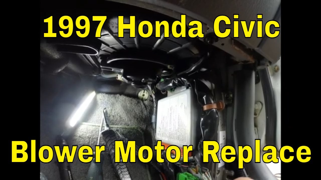 1997 Honda Civic Blower Motor and Resistor