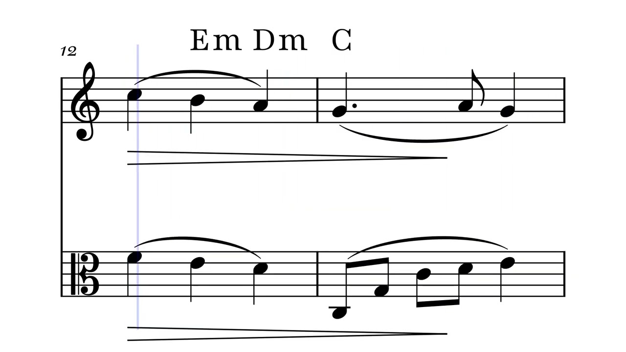 Silent Night - VIOLIN & VIOLA DUET Sheet Music