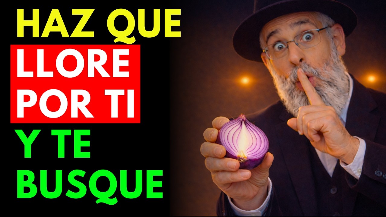 Haz que ÉL o ELLA se ENAMORE de ti sin PARAR y haga lo que tú QUIERAS | Sabiduría Judía