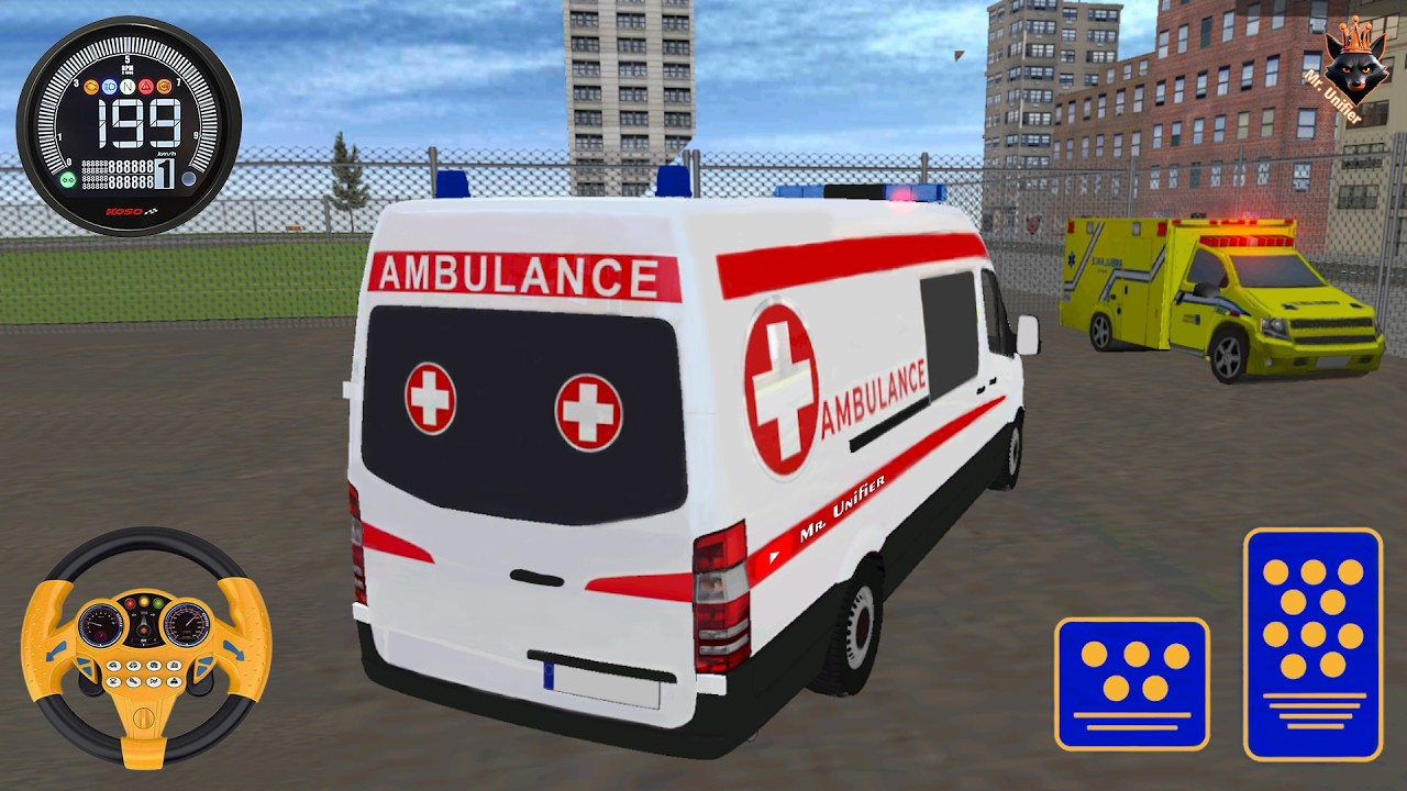 Ambulance Van Rescue Squad Team Driving - Ambulance Siren Team | Android Gameplay iOS
