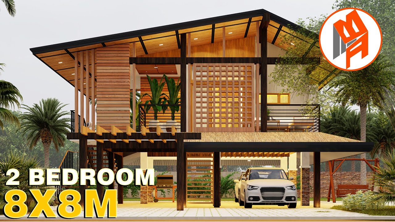 Elevated House Design - Modern FARM HOUSE 2 Bedroom 2 T&B (60SQM)