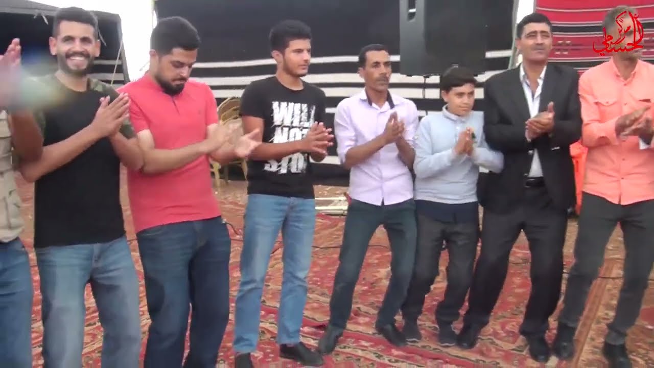 افراح عشيرة الحسامي عرس قصي الحسامي عىي فازع الحسامي فرقه الراجف الغداء مركز الحسامي 0776497435