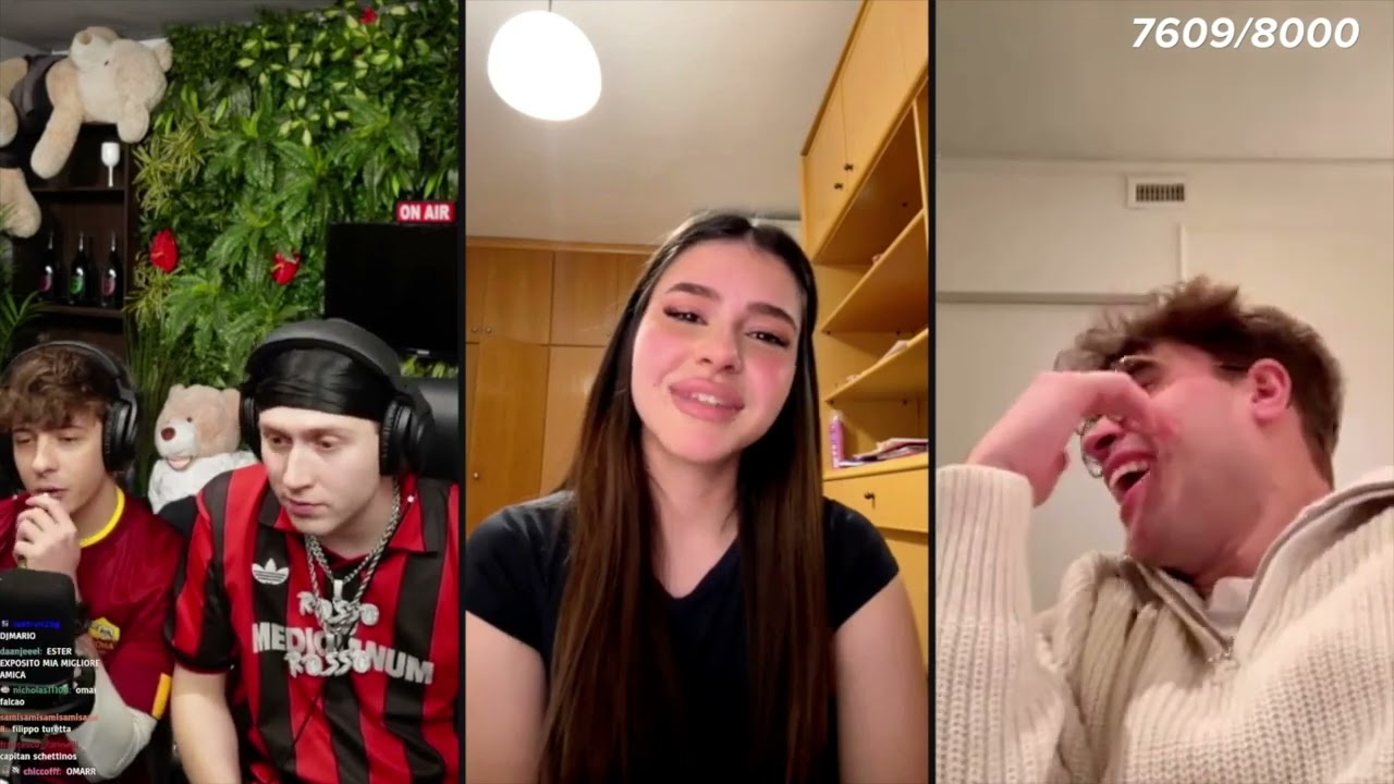IL ROSSO INVITA UNA RAGAZZA SPAGNOLA IN LIVE